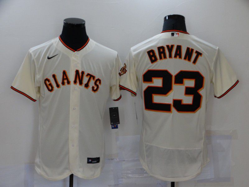 Men San Francisco Giants #23 Bryant Cream Elite Nike 2021 MLB Jersey